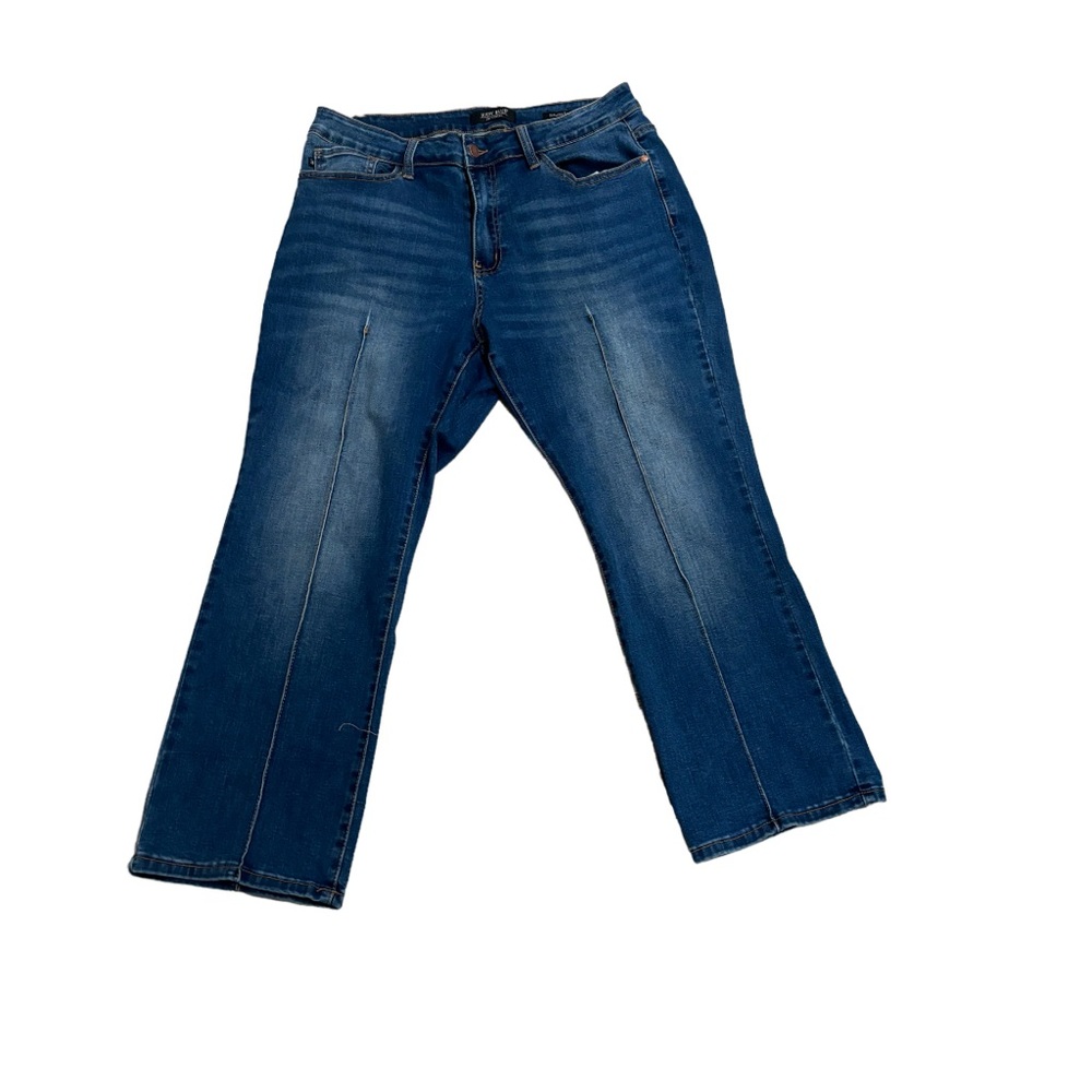 Judy Blue Straight Fit High Rise Stretch Comfort Denim Jeans Sz 16W